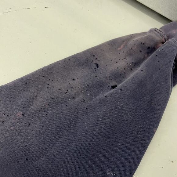 Vintage 90s Puma Navy Faded Distressed Boxy Sweatshirt - Picture 5 of 6